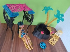 Monster High Set Cleo's Oase Cleo de Nile (Film 13 Wünsche) sehr guter Zustand