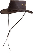 Origin Outdoors Crushable Oilskin Hut, XL (60/61), braun