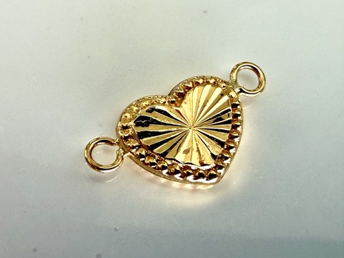 18k massives gold - massives, herz