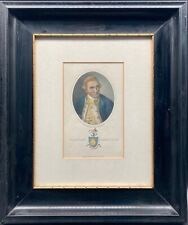 Bilderrahmen Antik Schwarz Schleiflack Captain James Cook William Ridley