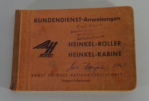 Scheckheft kundendienstheft - /,