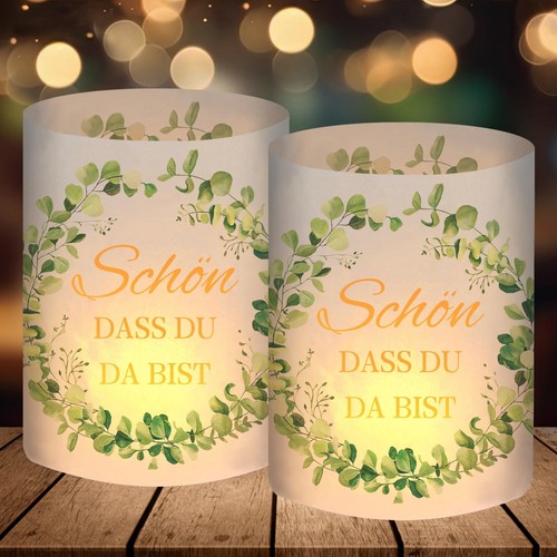 Windlichter tischdeko - 12,