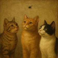 Raffael Stil Drei Katzen