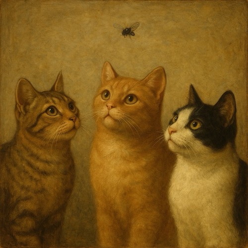 Raffael stil drei katzen - raffael,
