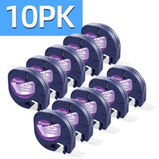 Schriftband 16951 12267 12mm Transparent für Dymo LetraTag Band LT-100H 100T XM