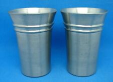 Zinn Trinkbecher 2 Stück ohne Motiv