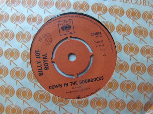Billy joe royal down - billy, –