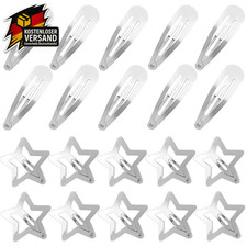 Stern Haarspangen Silber