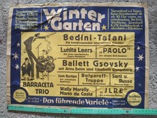 Plakat Wintergarten 1931, Varieté