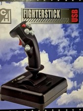 CH Products Fighterstick USB Joystick Flight Simulator PC