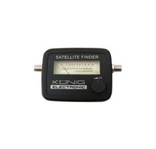 König Satelliten Finder Schwarz Satfinder Sat Finder