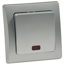 DELPHI silber Steckdosen Serie