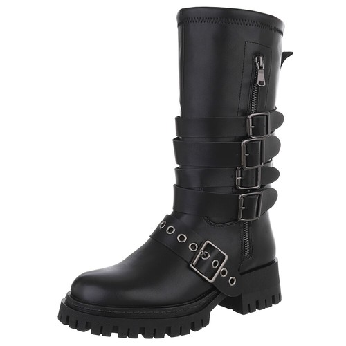 Damen bikerschuhe mit - damen,