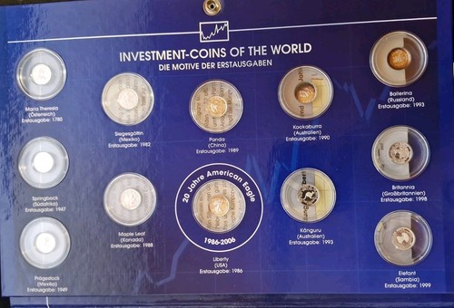Set investment silber coins - ,