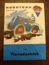 Original Nordtrak Stier St 30 Prospekt - Allrad Schlepper Verkaufsprospekt