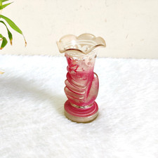 Vintage Glas Blumen Vase
