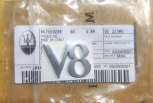 Maserati kotflügel emblem - v8,