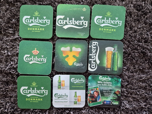 Carlsberg bierdeckel 9 - bierdeckel,