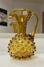 Vintage Noppenglas Glas Vase