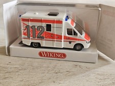 Wiking Rettungswagen Mercedes  1:87