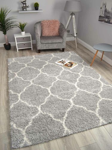 Hellgrau creme teppiche - creme,