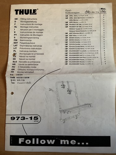 Thule 973 fahrradträger - thule, 973-15
