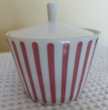 MELITTA ZÜRICH Streifen ROT große Zuckerdose 5-21 TOP 200 ml / 2 da / Zuckertopf