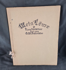 Antike Kunst Mappe gebunden -