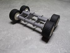 Playmobil Ersatzteil Unterteil Achsen mit Rädern 3178 ohne Radkappen wie Foto