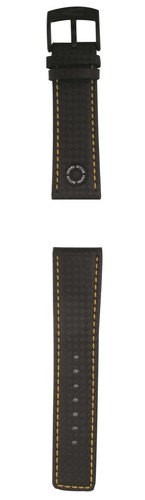 Uhrenarmband 24mm schwarz