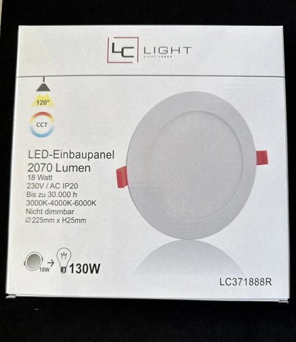 Flach led cct einbau - flach,