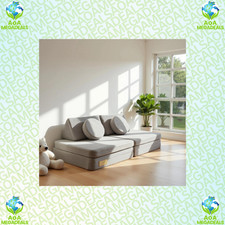 Spielsofa Kindersofa XXL Kiki Koala 6-teilig grau OEKO-TEX® zertifiziert NEU🔝