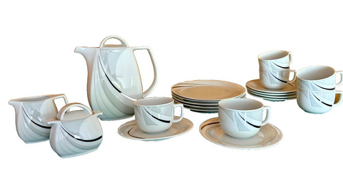 Elegantes kaffeegeschirrset - elegantes,