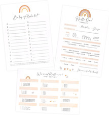 Babyparty Spiele Karten 24