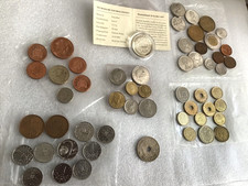 Polierte Platte 10 € + ONE POUND 1983 ELISABETH II + viele Münzen meist Europa