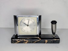 Schreibtischuhr art deco mit - schreibtischuhr,