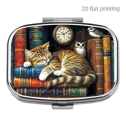 Süße katzen pillendose - katzen,