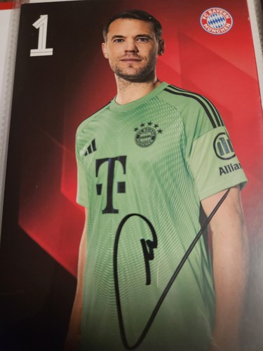 Manuel neuer autogrammkarte - manuel, fc