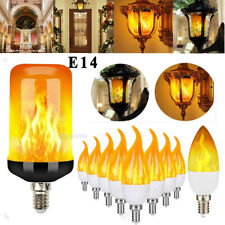 E14 E27 LED Fackel Feuer Lampe Flammen Licht 3/4 Modi Effekt Glühbirne Flacker