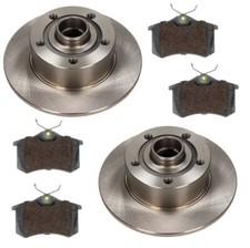 VW Golf 3 GTI VR6 Bremsen Set HINTEN Bremsscheiben + Bremsbeläge