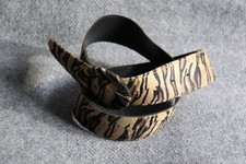 SCHÖNER GÜRTEL TIGERFELL OPTIK GRÖSSE 90 BREITE 4,6 CM