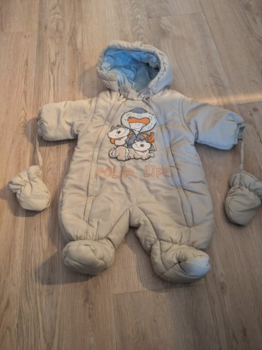 Braun beige overall - braun, mit