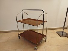 Schöner DINETT Teewagen braun zusammen Klappbar aus den 70 zigern Platzsparend