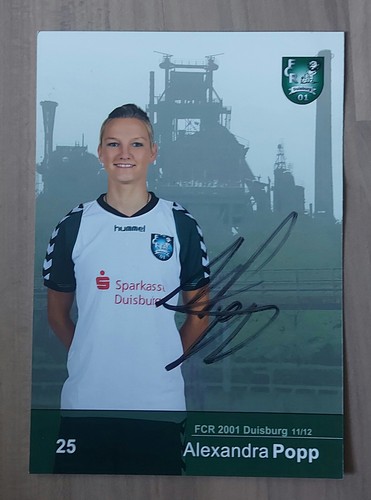 Alexandra popp handsignierte - popp,