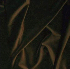 Tabakbrauner Samt Kleiderstoff Basteln Puppe ca. 32 x 122 cm