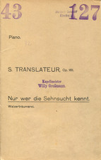 Nur wer die Sehnsucht kennt