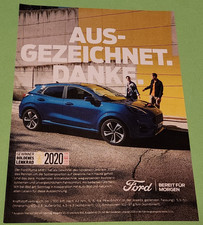 11. Ford Puma MHEV Werbeanzeige Werbung Reklame 2020
