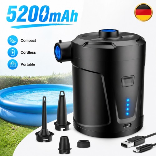 Elektrische luftpumpe 5200mah - luftpumpe,