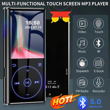 Support 128GB Bluetooth MP3 Player HiFi Bass Musik Spieler HD mit FM Radio Alarm