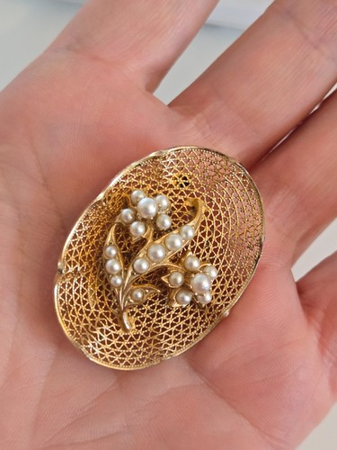 Vintage brosche - brosche, im